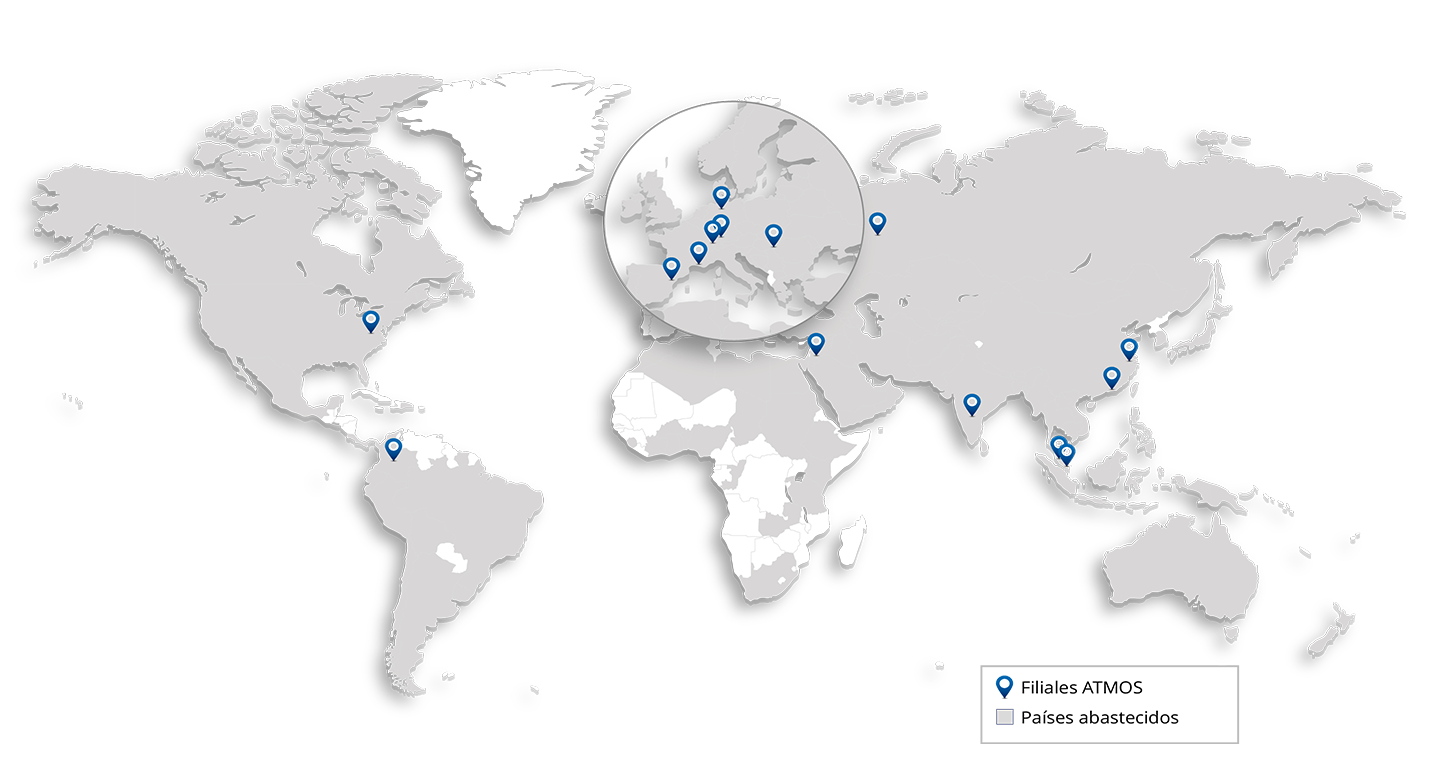 carte du monde avec les pays approvisionnés