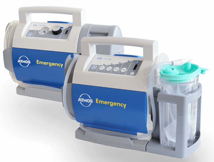 Mobile emergency suction devices, ATMOS C 341, ATMOS E 341