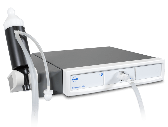 clinical diagnostic device for measuring, evaluating, and documenting nasal breathing, ATMOS Rhino 31